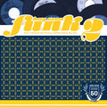 Album cover for 'Bay Area Funk 2' with yellow text and blue pattern