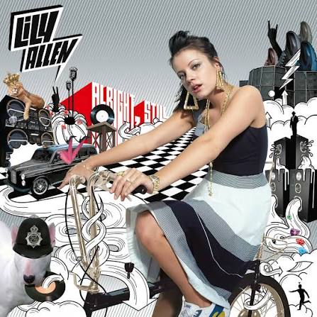 Limited crystal clear vinyl edition of Alright, Still by Lily Allen featuring the colorful, iconic illustrative London street style debut cover artwork.  