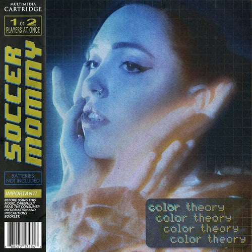 Cover of 'Soccer Mommy' album with a stylized portrait and text